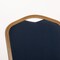 Atlas Commercial Products Crown Back Banquet Chair, Gold Frame, Navy Blue Patterned CBC9NVFGF-BD - alternate 3